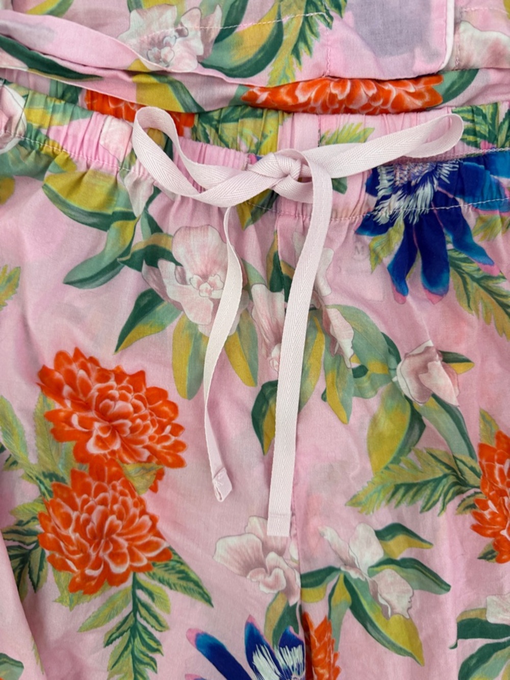 The Cat's Pajamas Tropical Floral Pajamas Size Medium - Picture 6 of 10